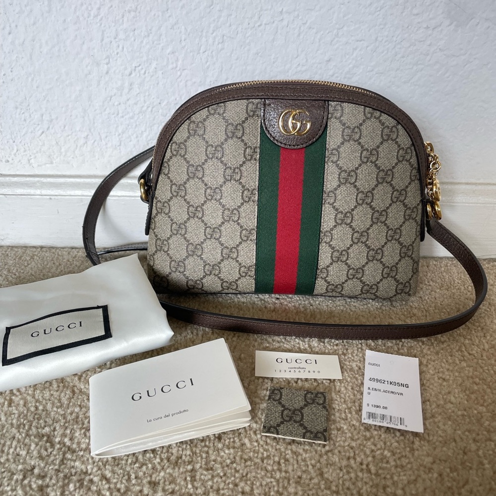 Authentic Gucci Ophidia Dome Crossbody Bag